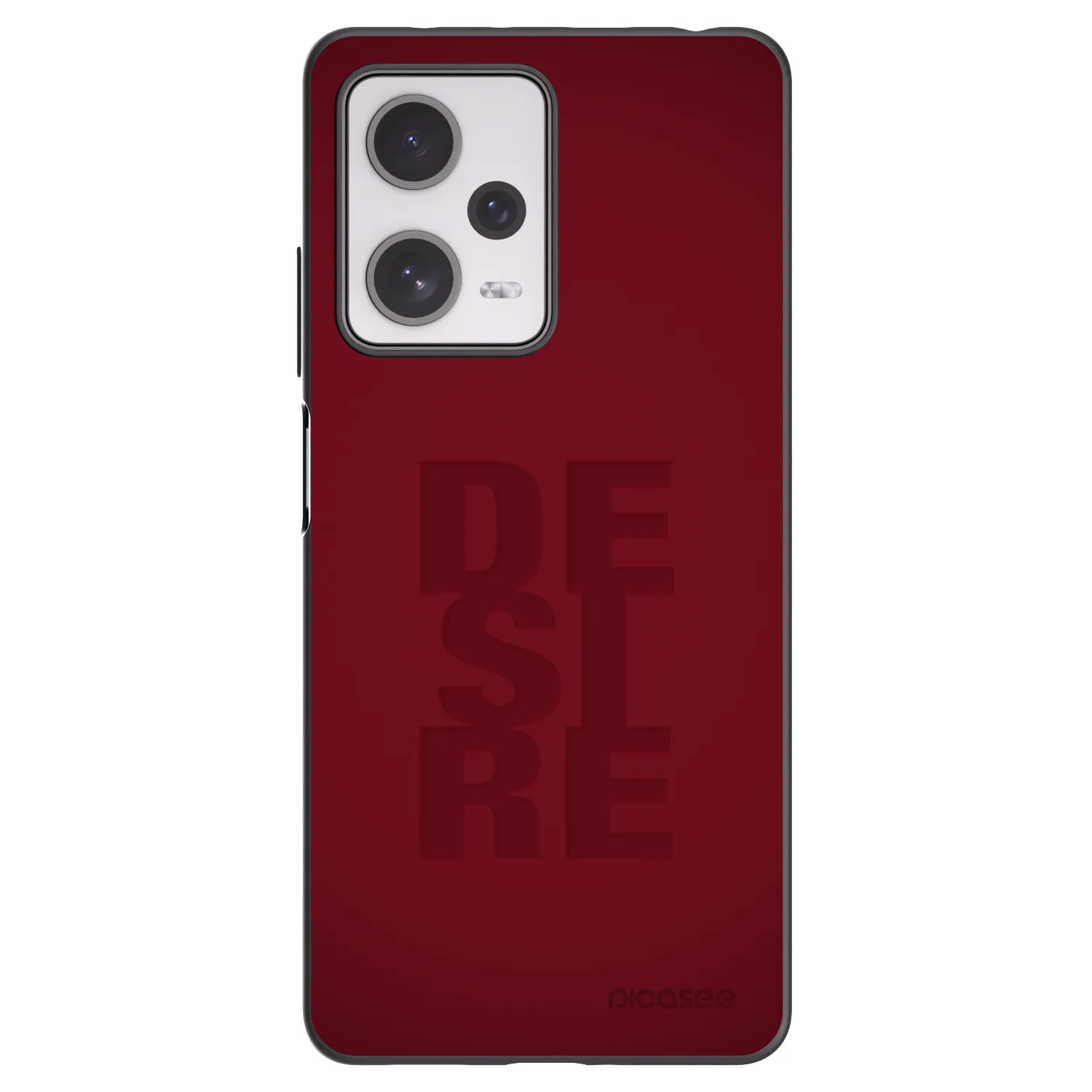Picasee Xiaomi Redmi Note 12 Pro+ 5G Hülle - Schwarzes Silikon - Desire