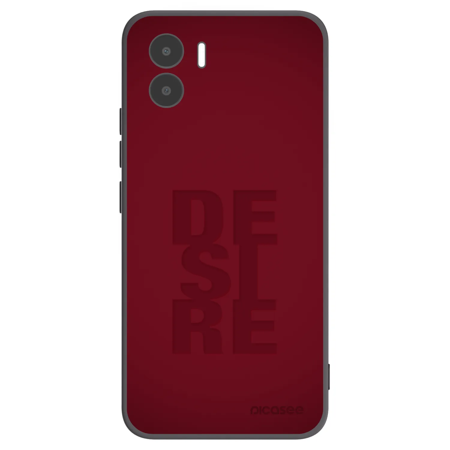 Picasee Xiaomi Redmi A2 Hülle - Schwarzes Silikon - Desire