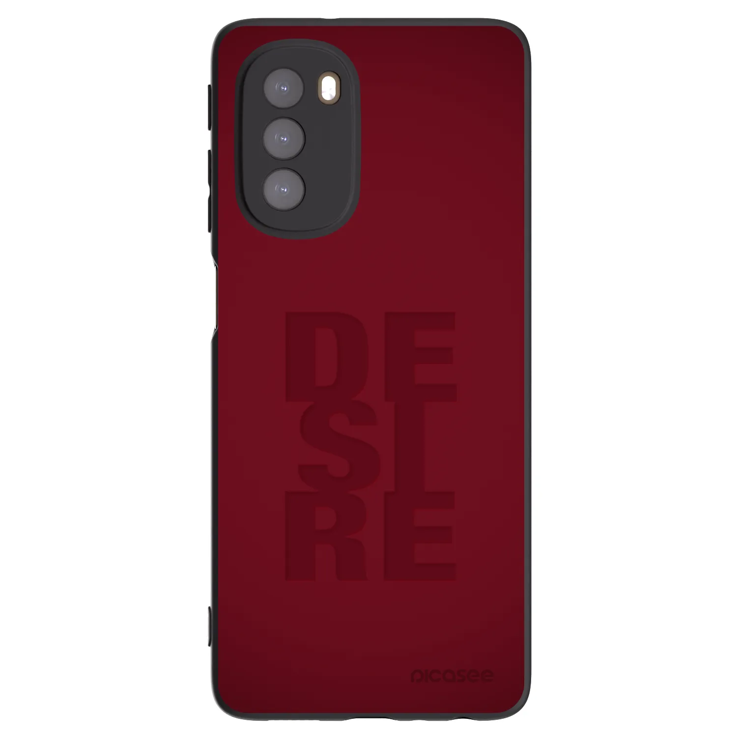 Picasee Motorola Moto G51 Hülle - Schwarzes Silikon - Desire