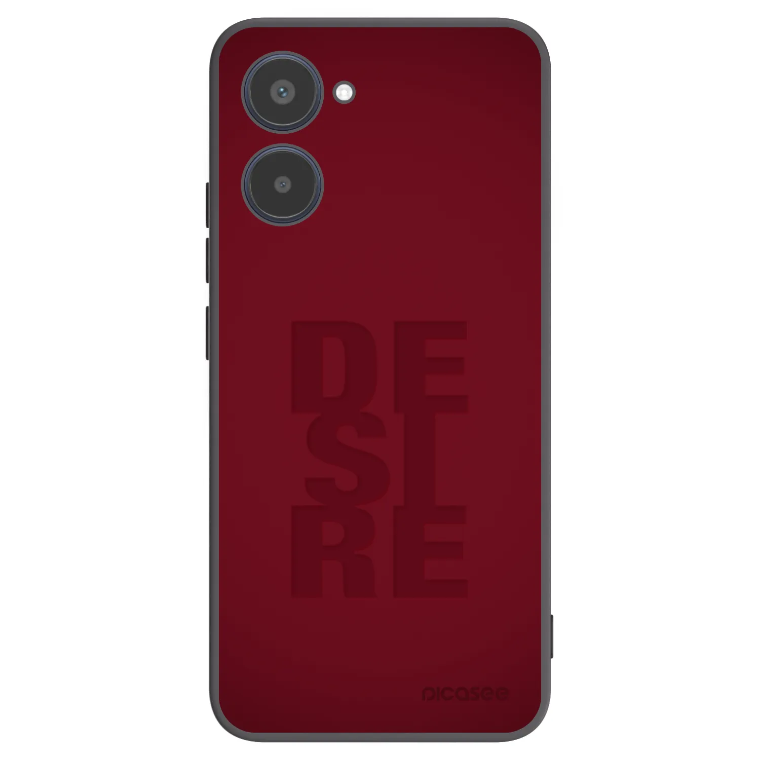 Picasee Realme 10 4G Hülle - Schwarzes Silikon - Desire