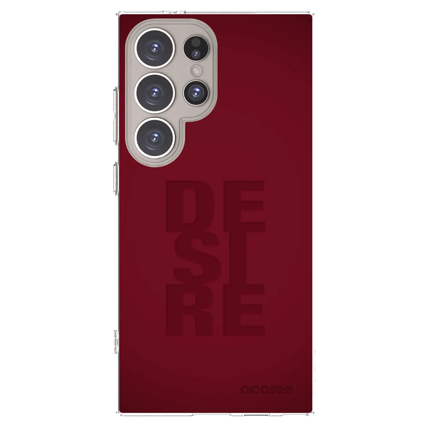 Picasee Samsung Galaxy S24 Ultra S928B 5G Hülle - Transparentes Silikon - Desire