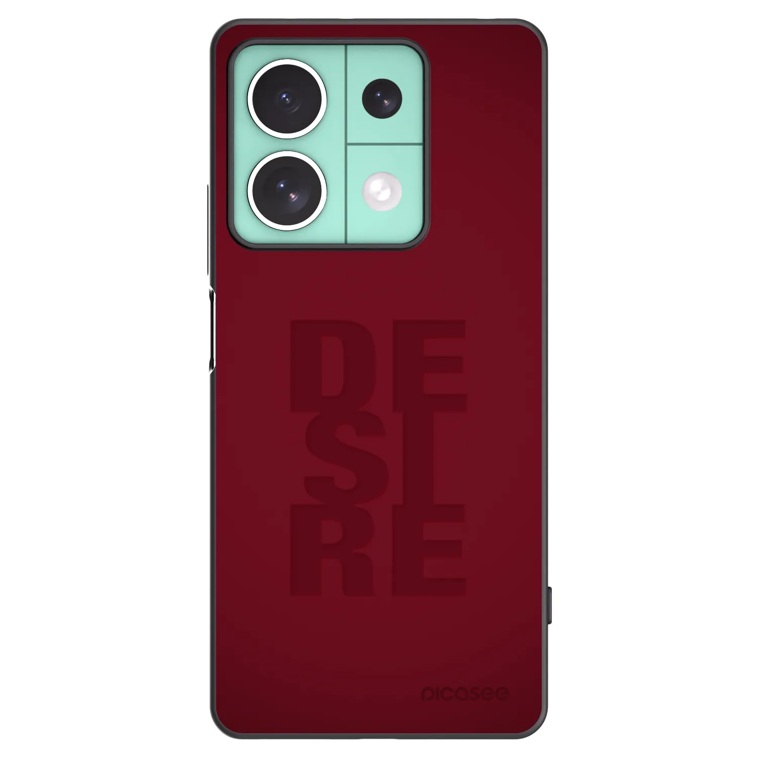 Picasee Xiaomi Redmi Note 13 5G Hülle - Schwarzes Silikon - Desire