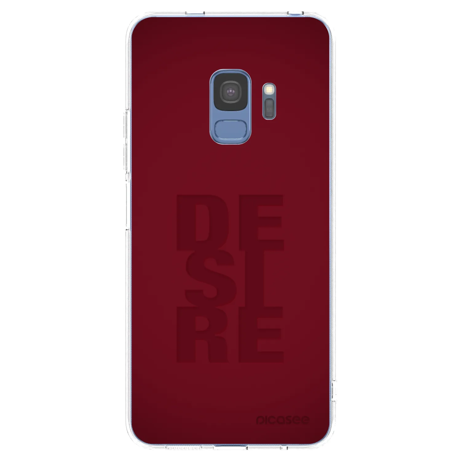 Picasee Samsung Galaxy S9 G960F Hülle - Transparentes Silikon - Desire