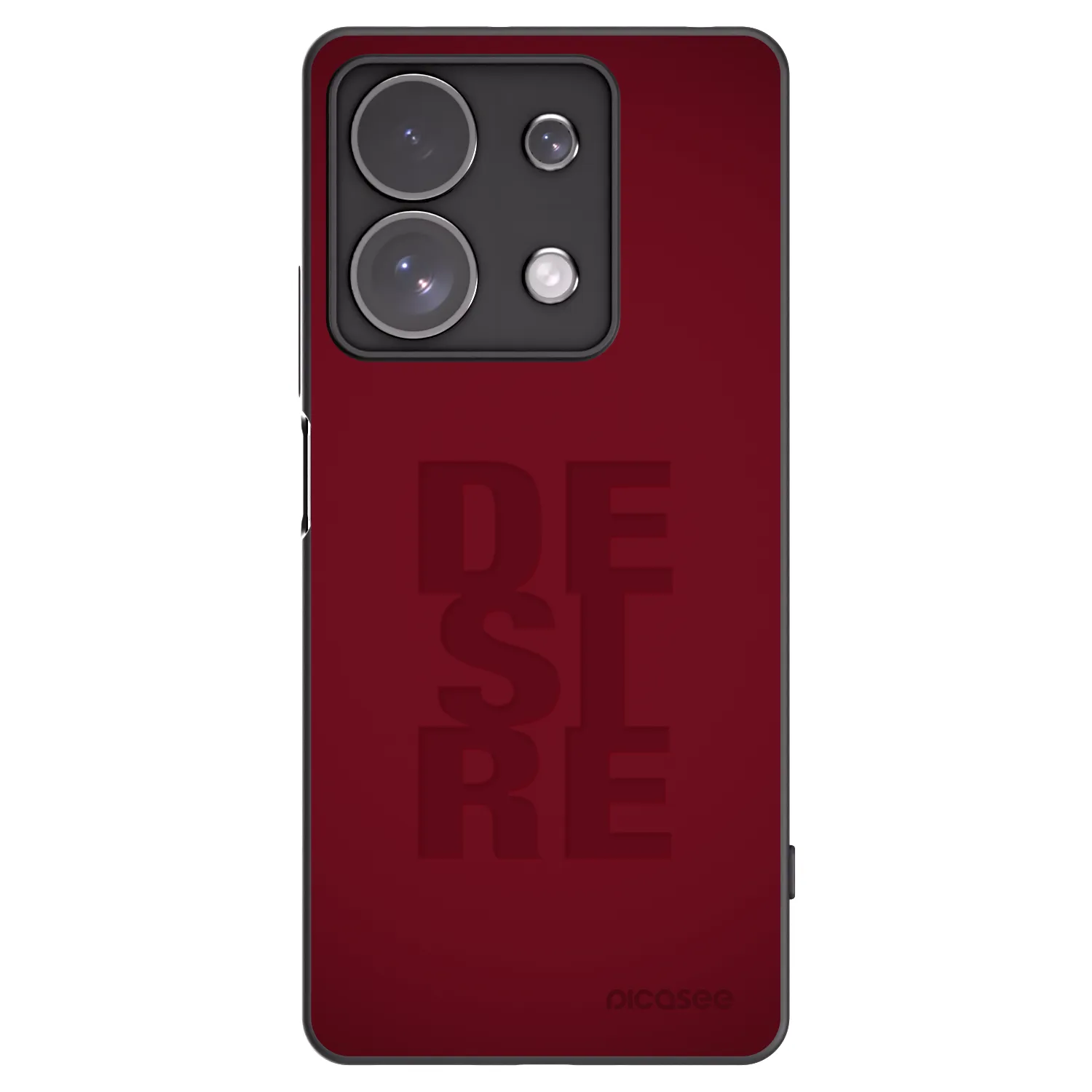 Picasee Xiaomi Redmi Note 13 Pro 4G Hülle - Schwarzes Silikon - Desire
