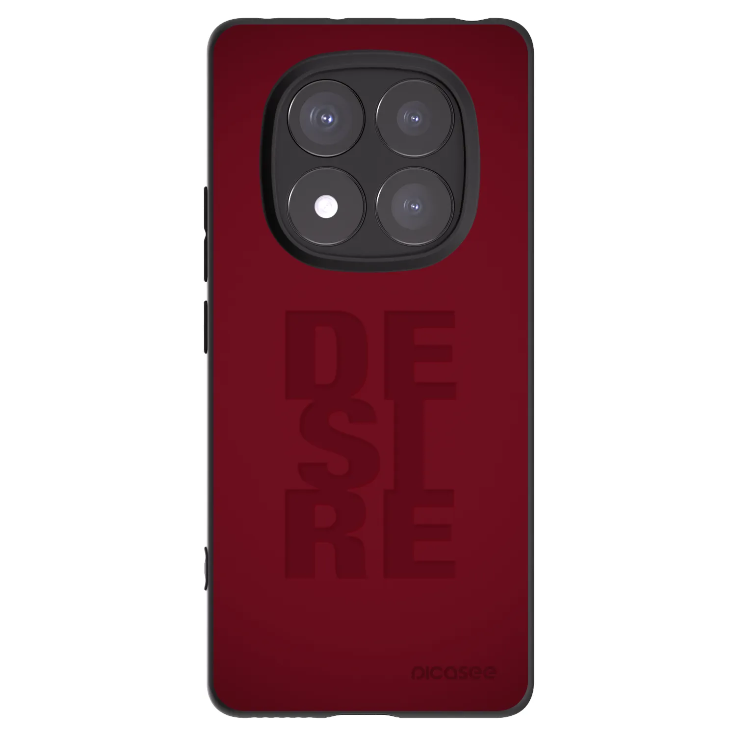 Picasee Xiaomi Redmi Note 14 Pro 5G Hülle - Schwarzes Silikon - Desire