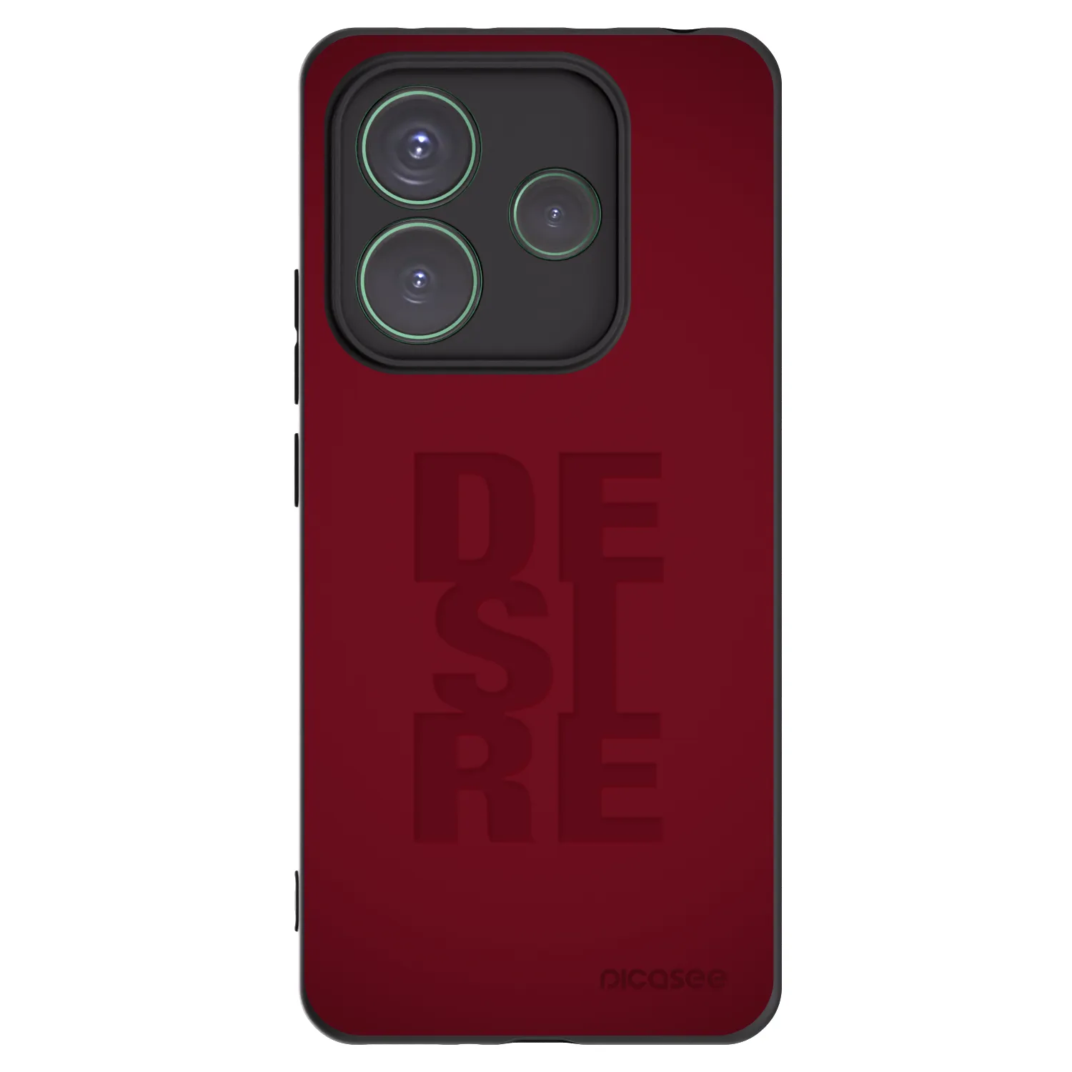 Picasee Xiaomi Redmi Note 14 5G Hülle - Schwarzes Silikon - Desire