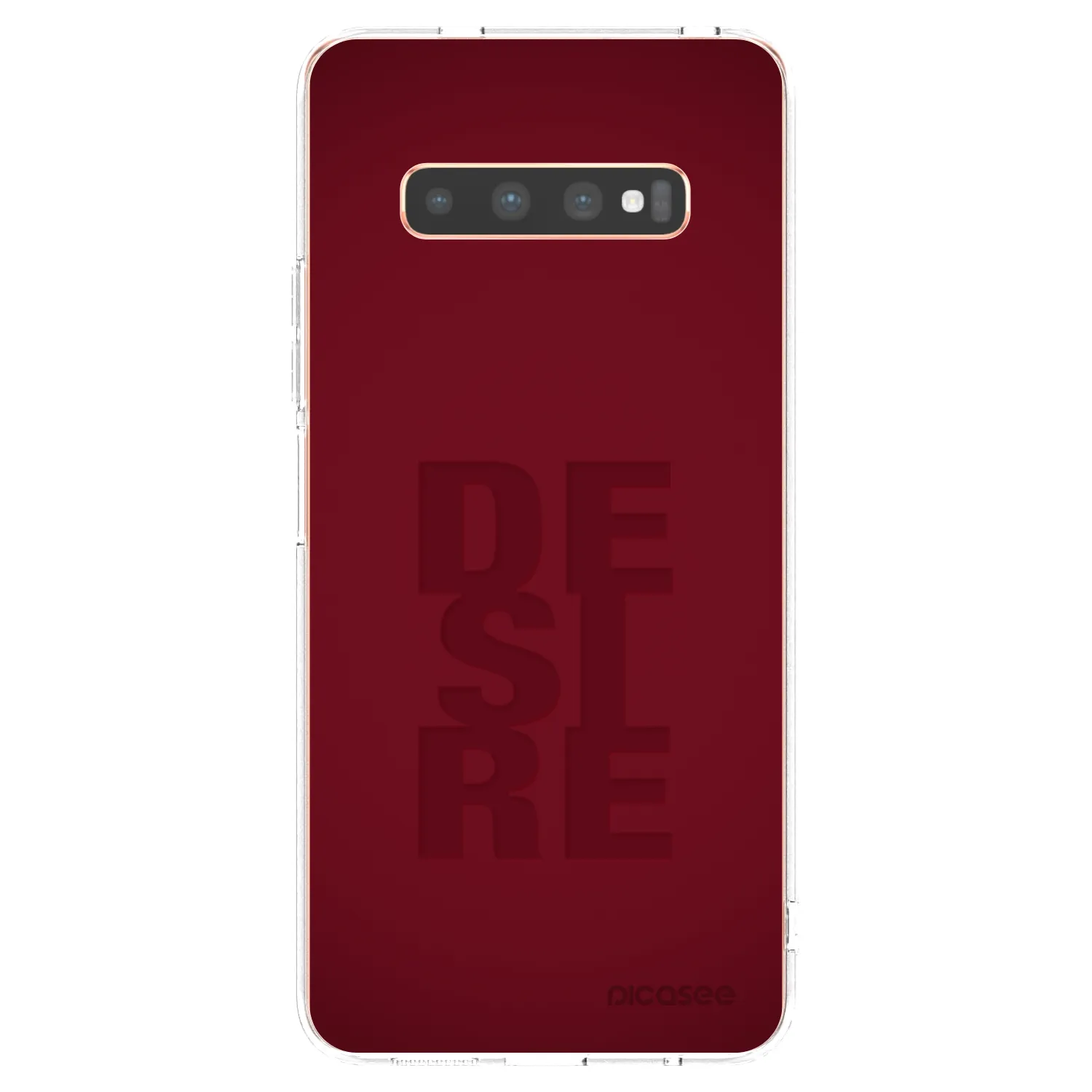 Picasee Samsung Galaxy S10 Plus G975 Hülle - Transparentes Silikon - Desire