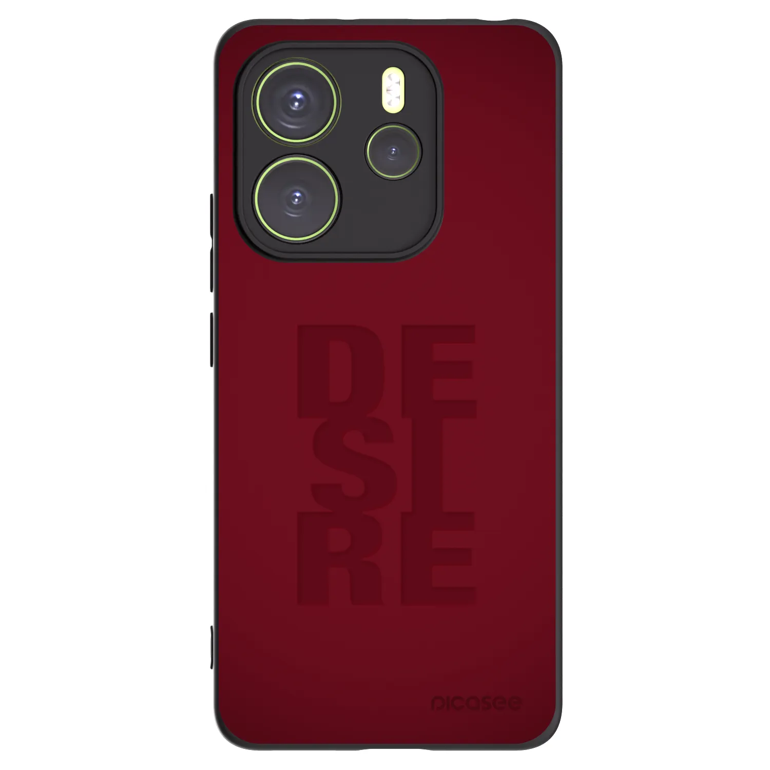 Picasee Xiaomi Redmi Note 14 4G Hülle - Schwarzes Silikon - Desire