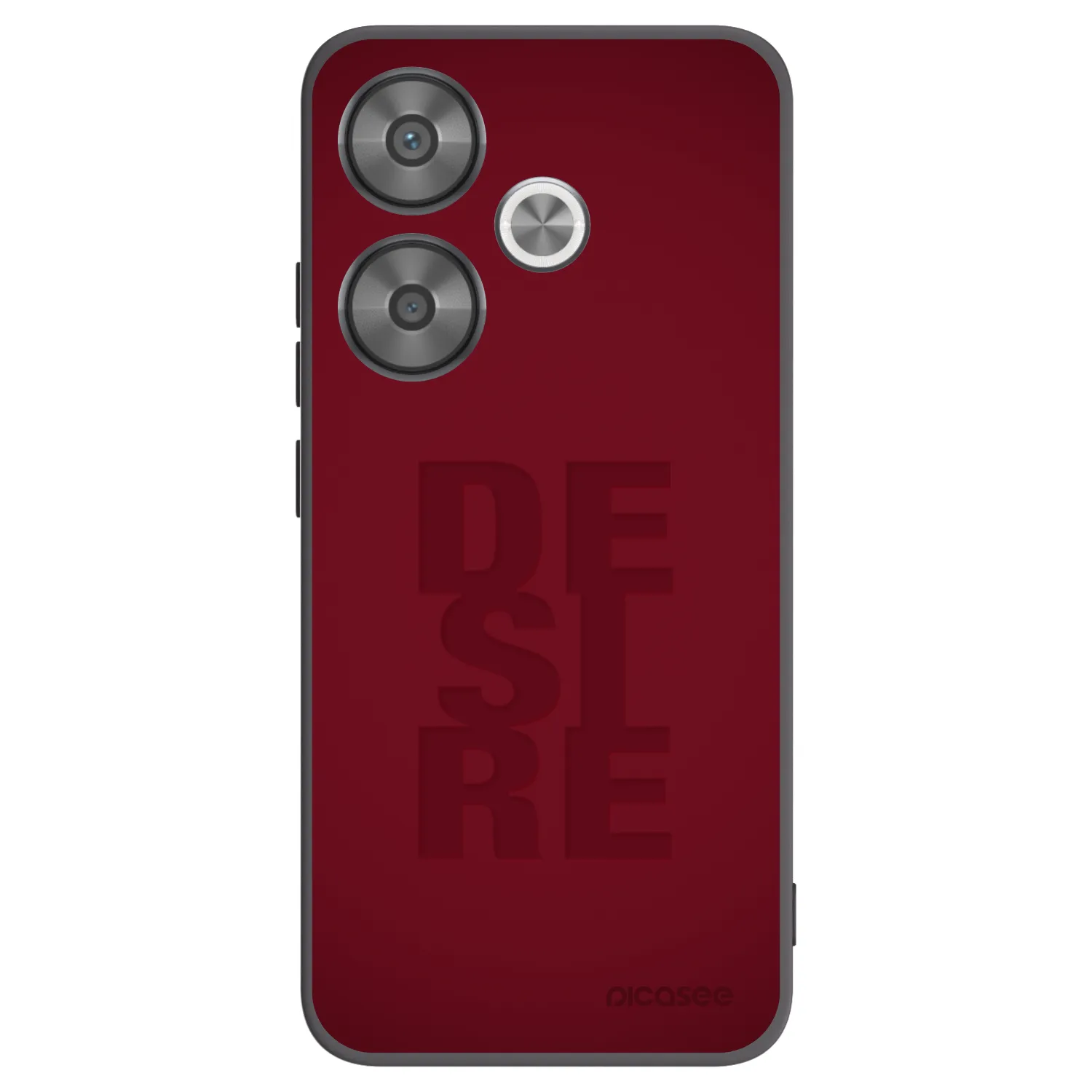 Picasee Xiaomi Poco F6 Hülle - Schwarzes Silikon - Desire