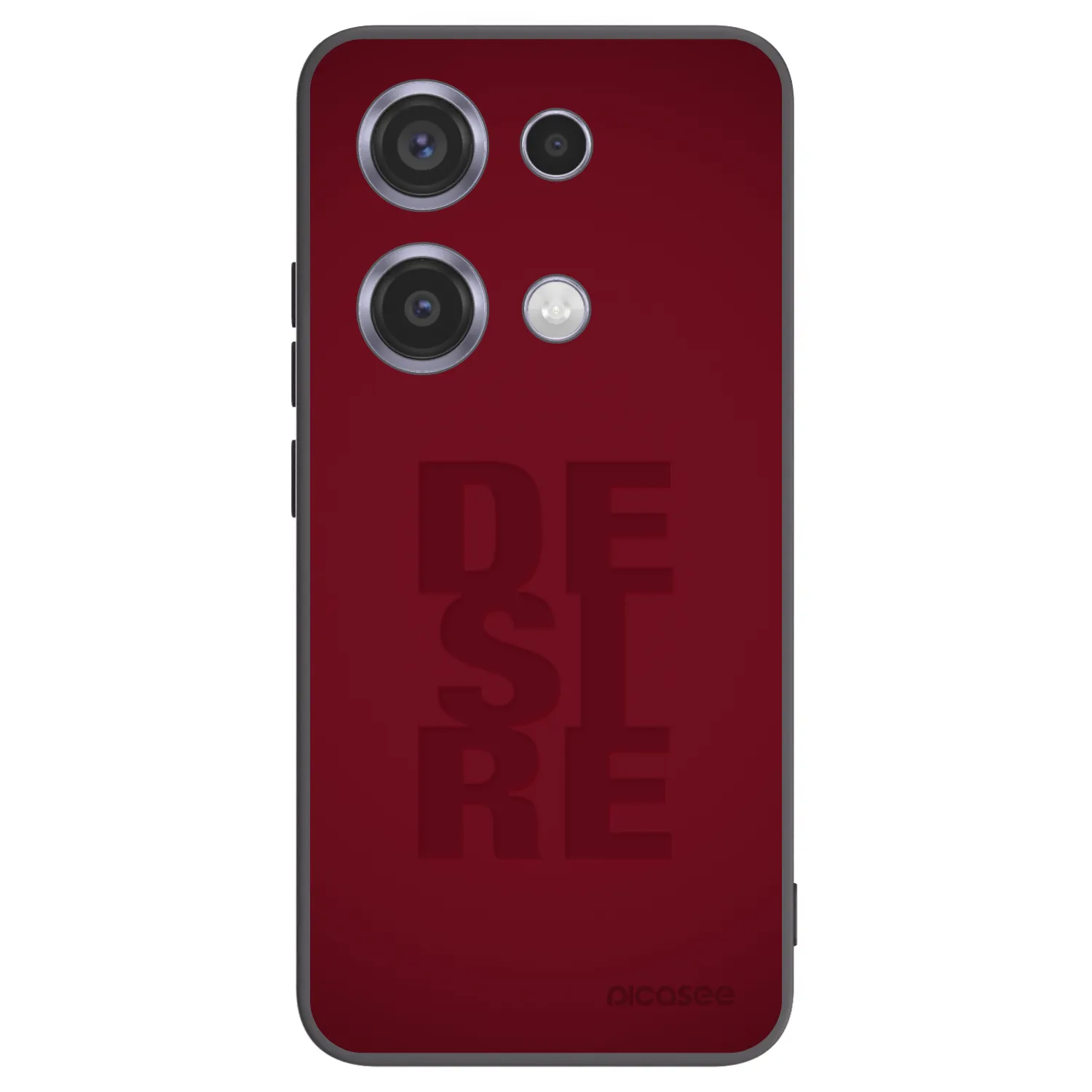 Picasee Xiaomi Redmi Note 14S Hülle - Schwarzes Silikon - Desire