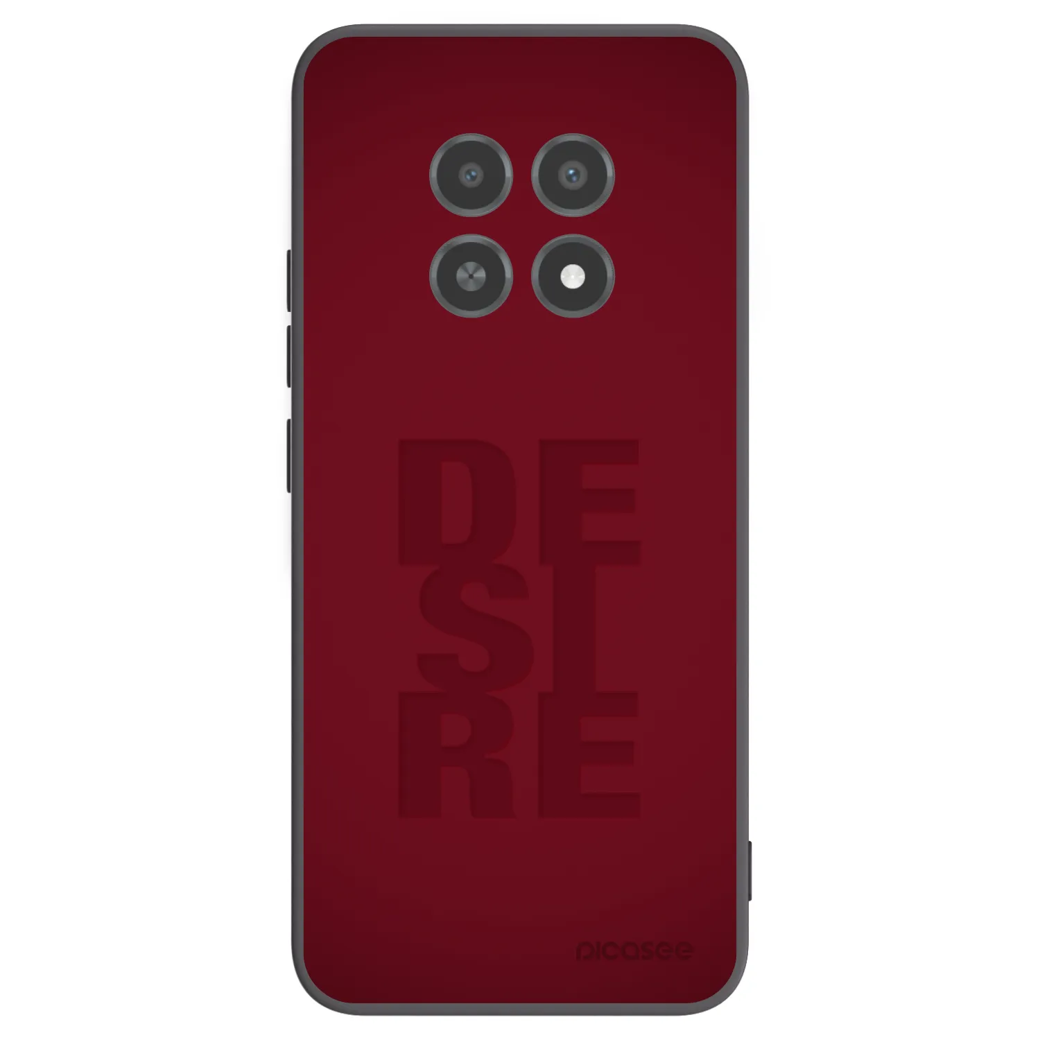 Picasee Realme 12X Hülle - Schwarzes Silikon - Desire