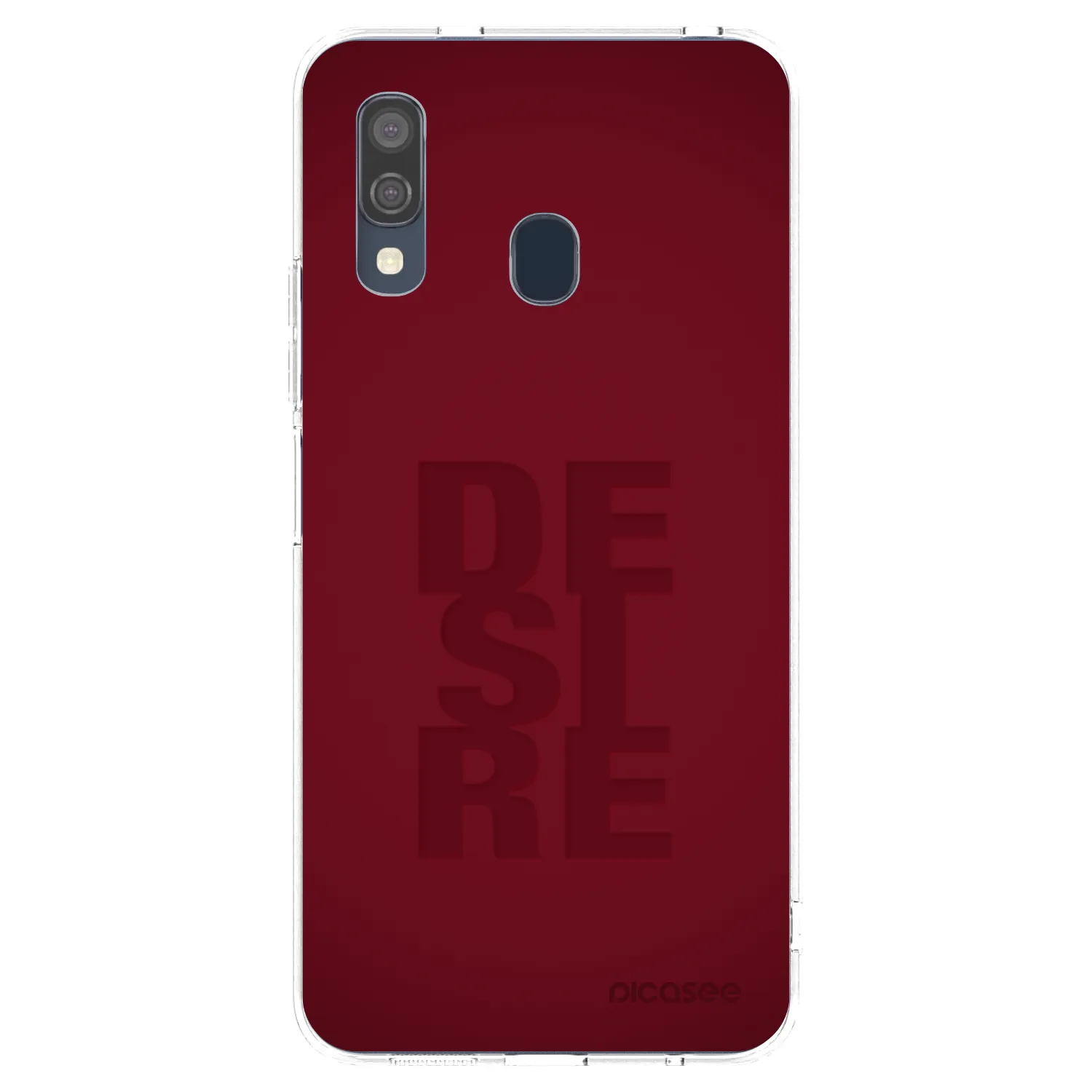 Picasee Samsung Galaxy A40 A405F Hülle - Transparentes Silikon - Desire