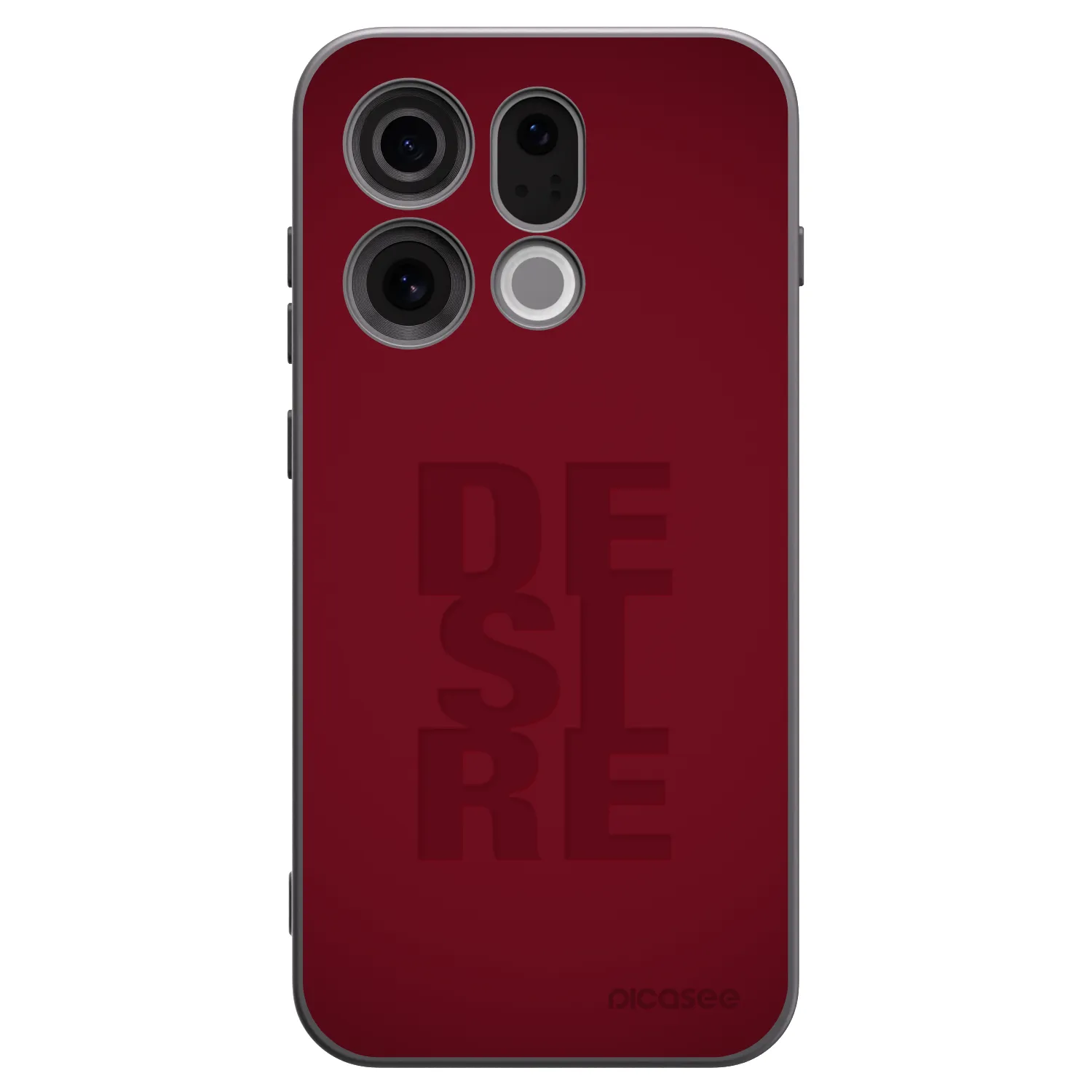 Picasee OPPO Find X9 Hülle - Schwarzes Silikon - Desire