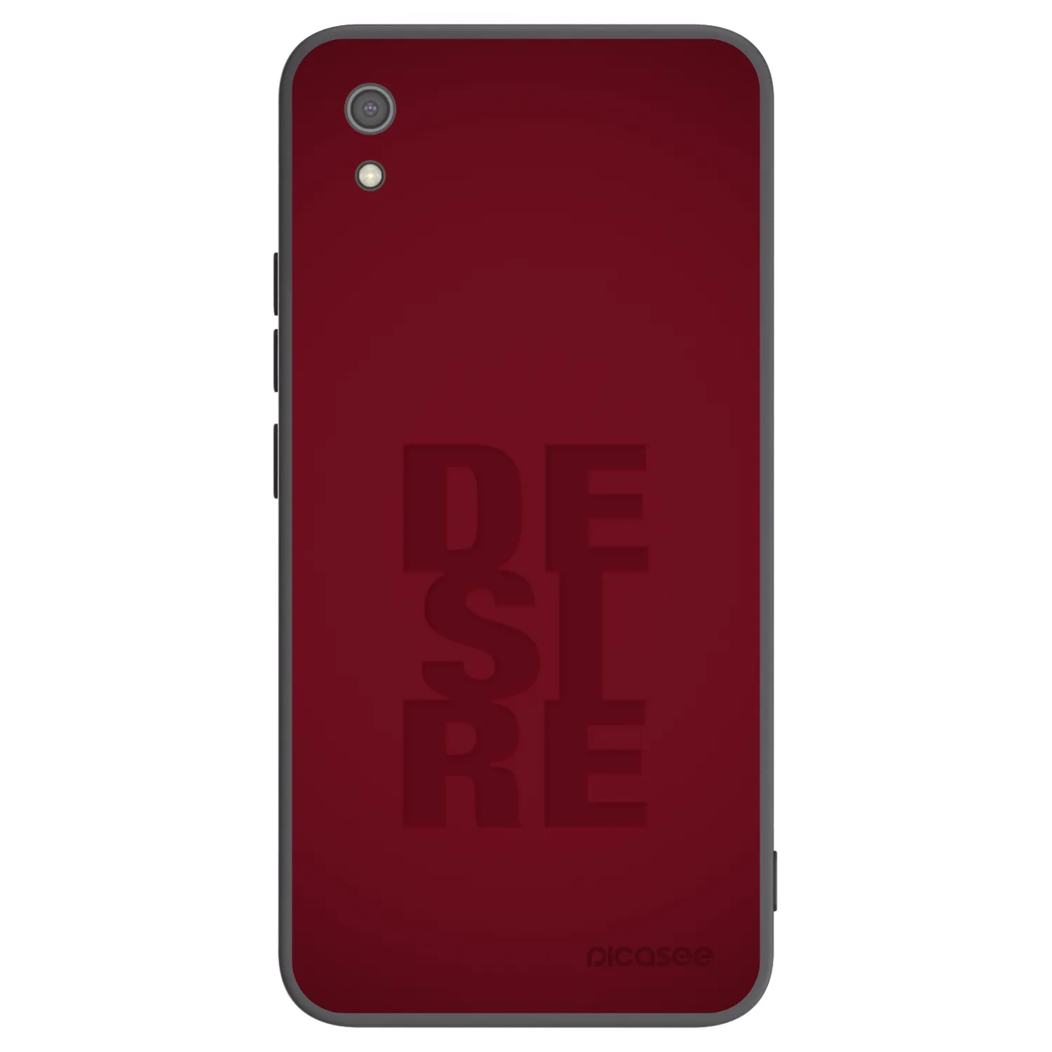 Picasee Xiaomi Redmi 7A Hülle - Schwarzes Silikon - Desire