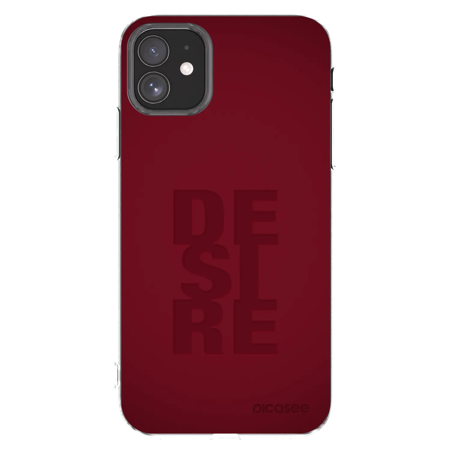 Picasee Apple iPhone 11 Hülle - Transparentes Silikon - Desire