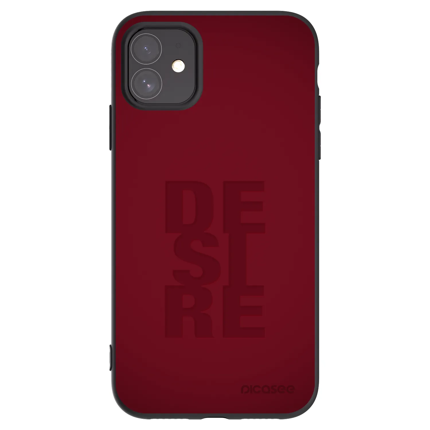 Picasee Apple iPhone 11 Hülle - Schwarzes Silikon - Desire