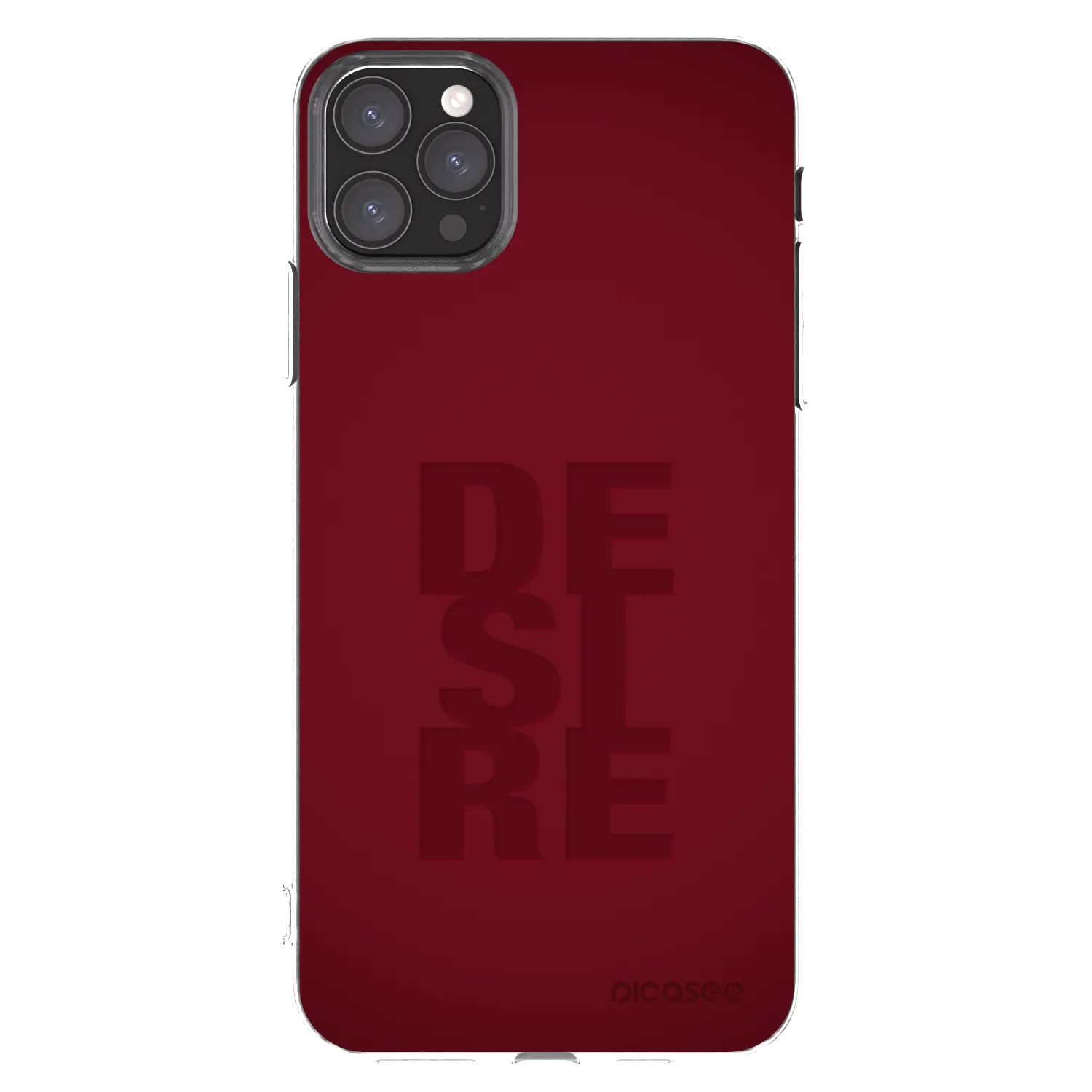 Picasee Apple iPhone 11 Pro Max Hülle - Transparentes Silikon - Desire