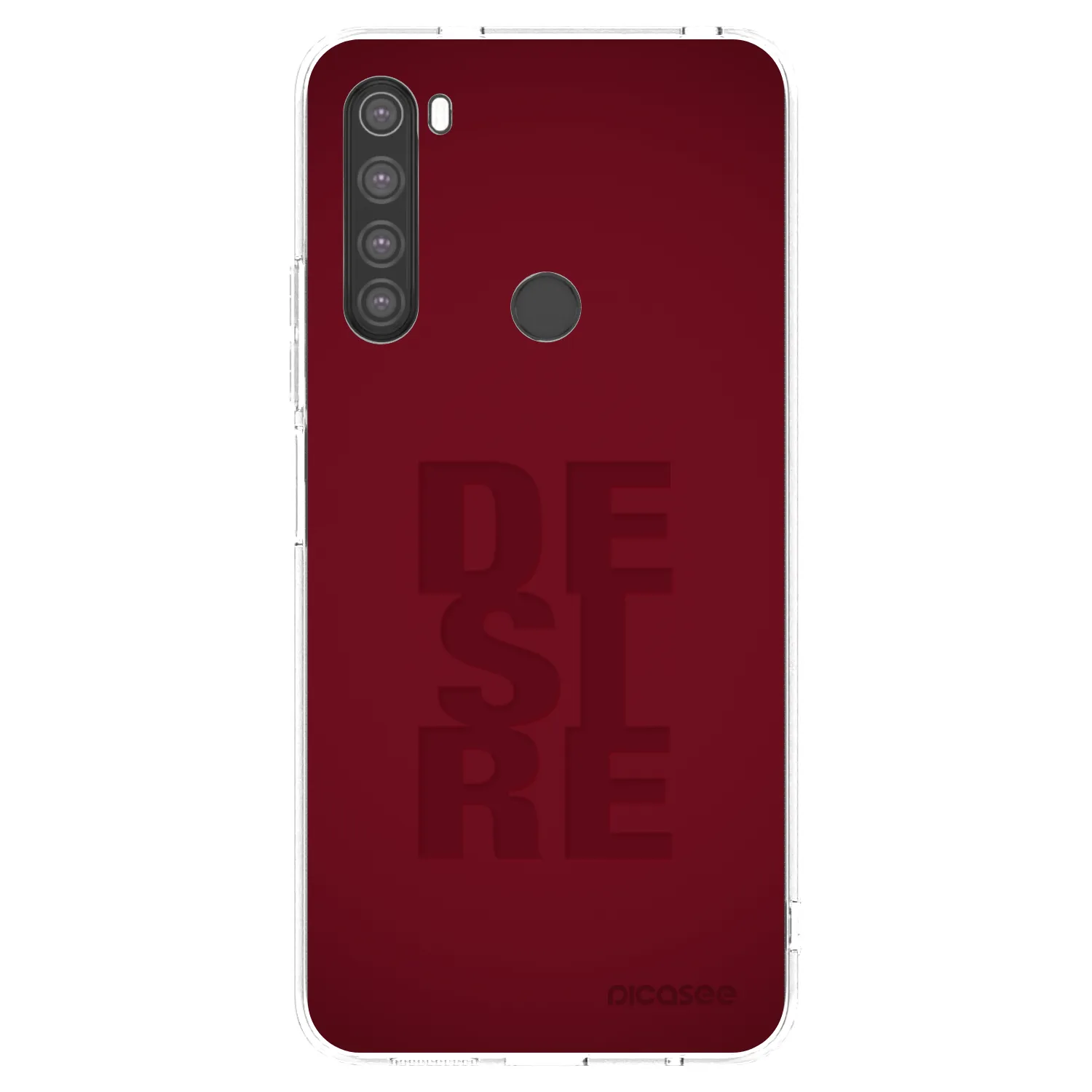Picasee Xiaomi Redmi Note 8 Hülle - Transparentes Silikon - Desire