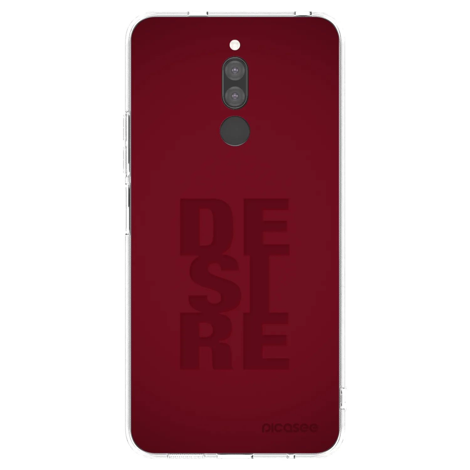 Picasee Xiaomi Redmi 8 Hülle - Transparentes Silikon - Desire