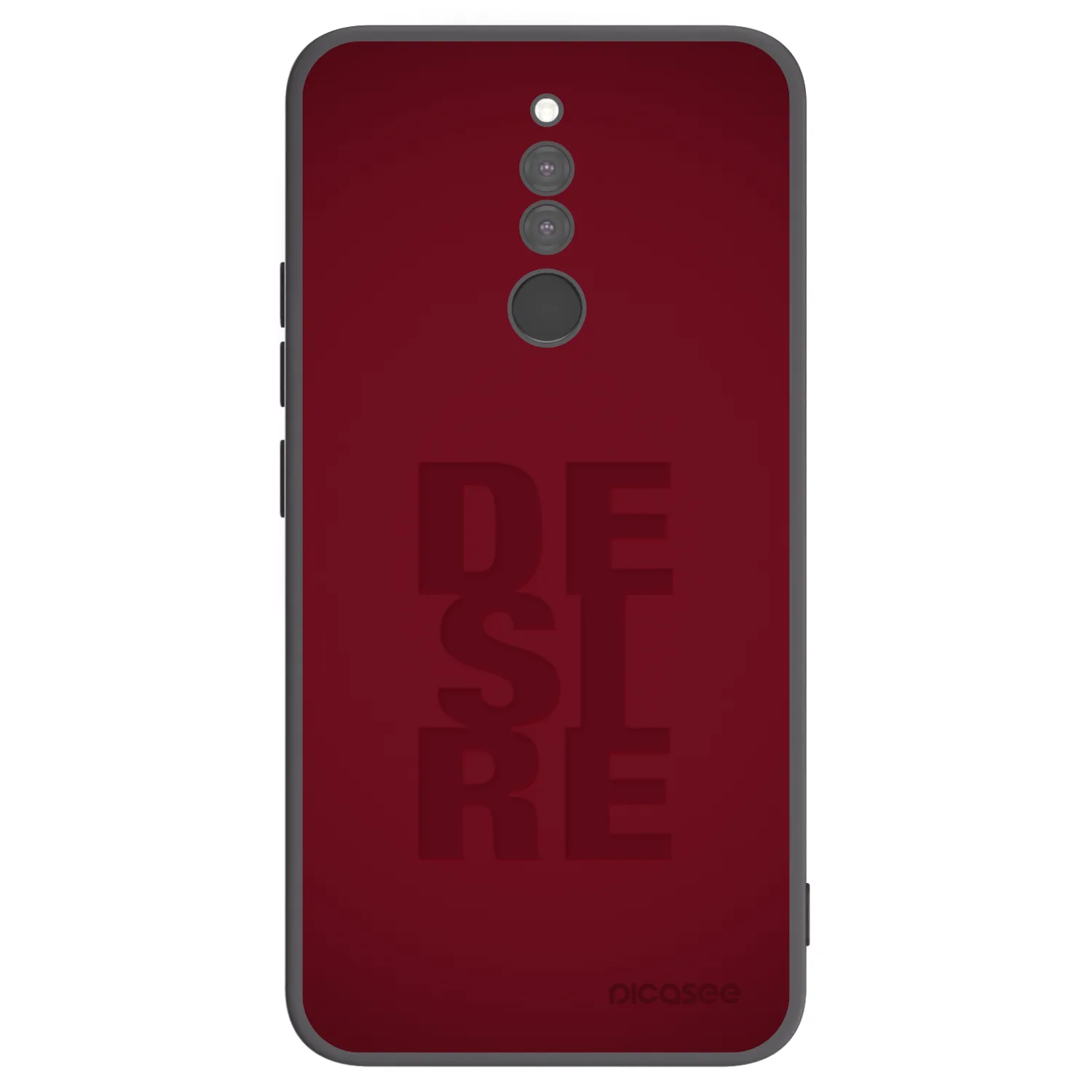 Picasee Xiaomi Redmi 8 Hülle - Schwarzes Silikon - Desire