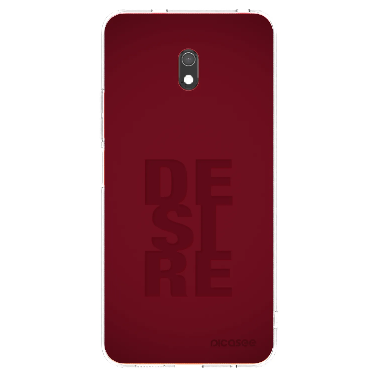 Picasee Xiaomi Redmi 8A Hülle - Transparentes Silikon - Desire