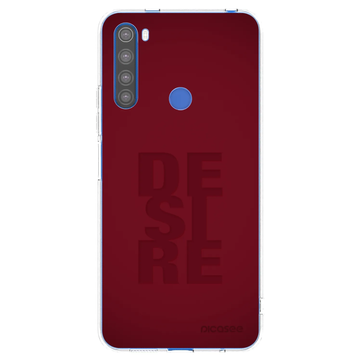Picasee Xiaomi Redmi Note 8T Hülle - Transparentes Silikon - Desire