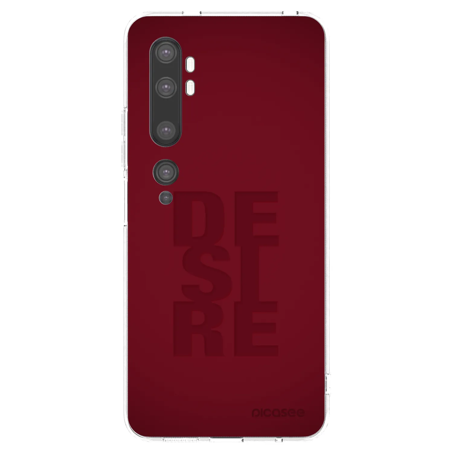 Picasee Xiaomi Mi Note 10 (Pro) Hülle - Transparentes Silikon - Desire
