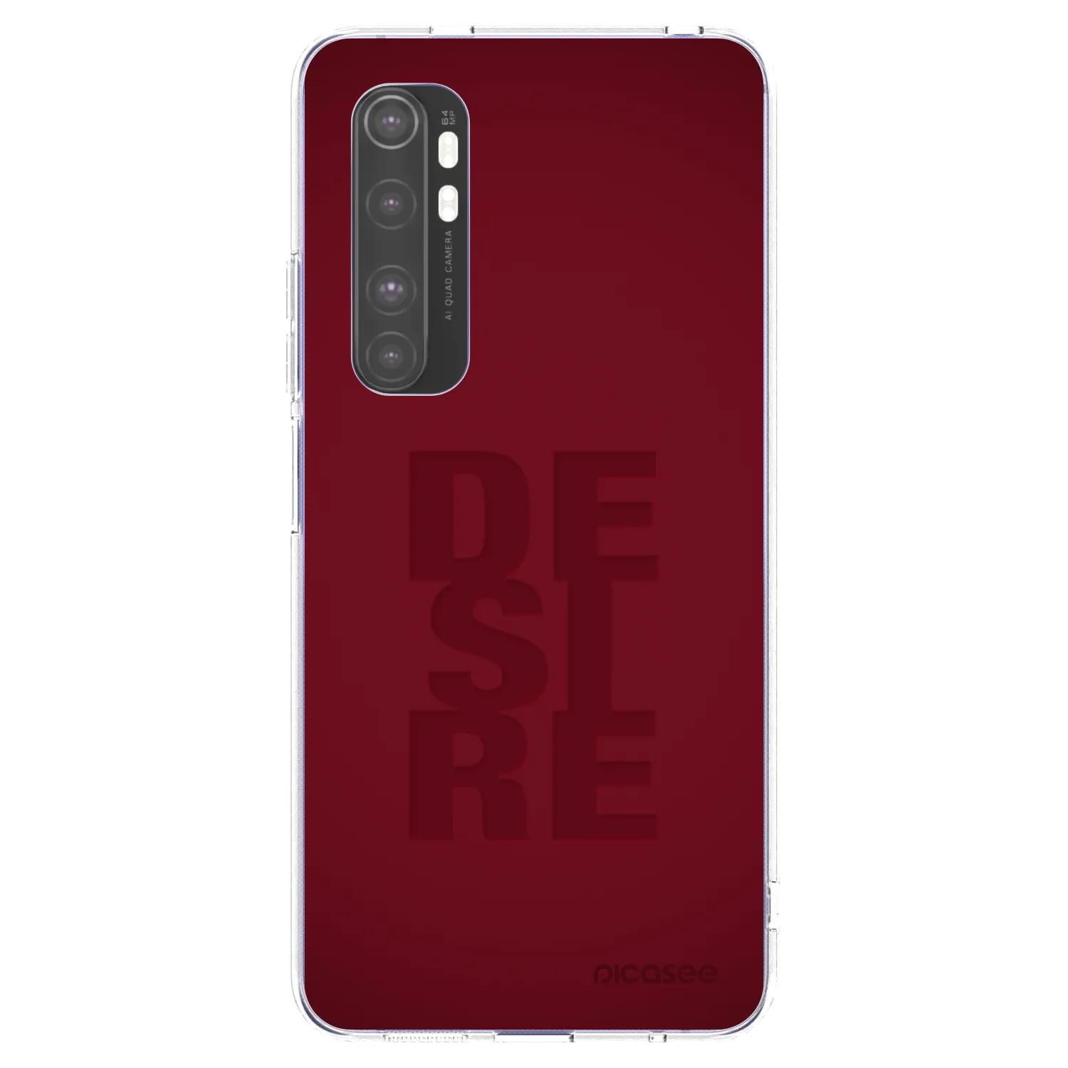 Picasee Xiaomi Mi Note 10 Lite Hülle - Transparentes Silikon - Desire