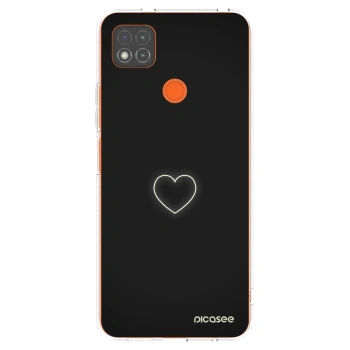 Picasee Xiaomi Redmi 9C Hülle - Transparentes Silikon - Heart