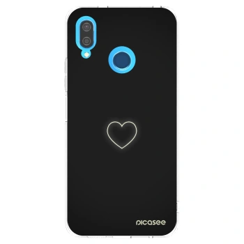 Picasee Huawei P20 Lite Hülle - Transparentes Silikon - Heart