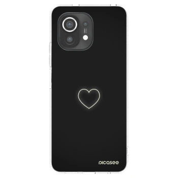 Picasee Xiaomi Mi 11 Hülle - Transparentes Silikon - Heart