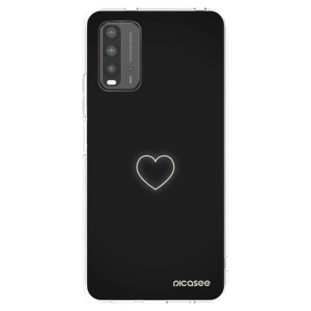 Picasee Xiaomi Redmi 9T Hülle - Transparentes Silikon - Heart