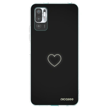 Picasee Xiaomi Redmi Note 10 5G Hülle - Transparentes Silikon - Heart