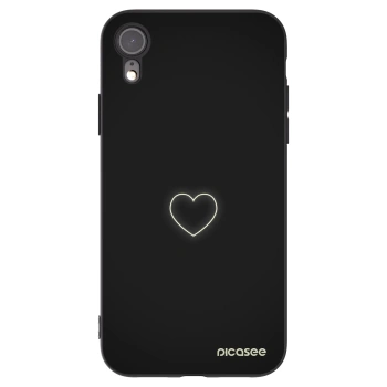 Picasee Apple iPhone 6 Plus/6S Plus Hülle - Schwarzes Silikon - Heart