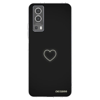 Picasee Vivo Y72 5G Hülle - Transparentes Silikon - Heart