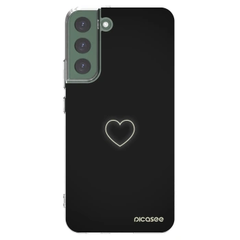 Picasee Samsung Galaxy S22+ 5G Hülle - Transparentes Silikon - Heart