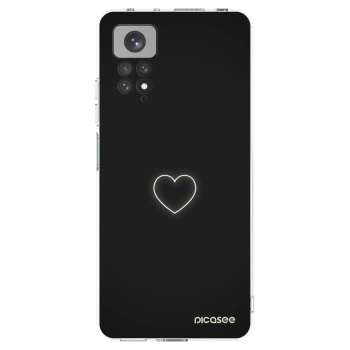 Picasee Xiaomi Redmi Note 11 Hülle - Transparentes Silikon - Heart