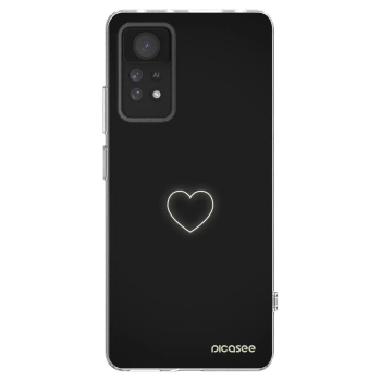 Picasee Xiaomi Redmi Note 11 Pro Hülle - Transparentes Silikon - Heart
