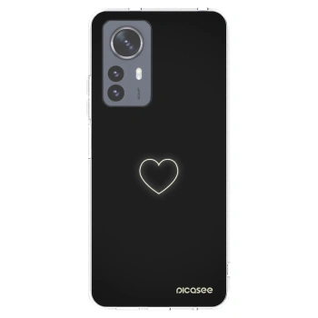 Picasee Xiaomi 12 Pro Hülle - Transparentes Silikon - Heart