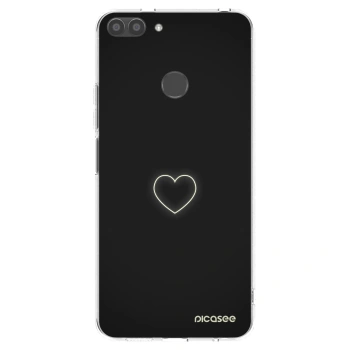 Picasee Huawei P Smart Hülle - Transparentes Silikon - Heart