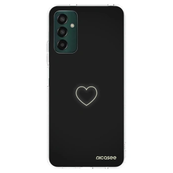 Picasee Samsung Galaxy M13 M135F Hülle - Transparentes Silikon - Heart