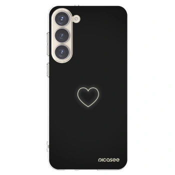 Picasee Samsung Galaxy S23+ 5G Hülle - Transparentes Silikon - Heart