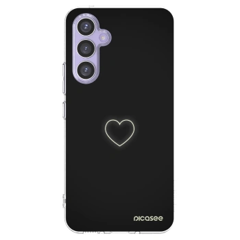 Picasee Samsung Galaxy A54 5G A546B Hülle - Transparentes Silikon - Heart
