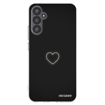 Picasee Samsung Galaxy A34 5G A346B Hülle - Transparentes Silikon - Heart