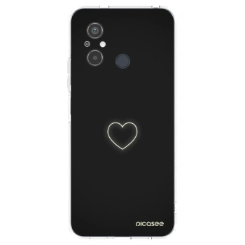 Picasee Xiaomi Redmi 12C Hülle - Transparentes Silikon - Heart