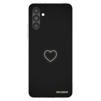 Picasee Samsung Galaxy A04s A047F Hülle - Transparentes Silikon - Heart