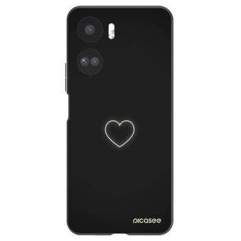 Picasee Honor 90 Lite 5G Hülle - Schwarzes Silikon - Heart