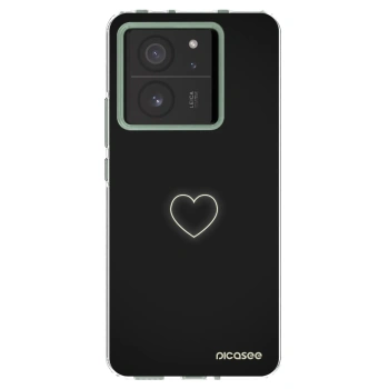 Picasee Xiaomi 13T Pro Hülle - Transparentes Silikon - Heart
