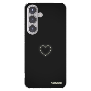 Picasee Samsung Galaxy S24 S921B 5G Hülle - Transparentes Silikon - Heart