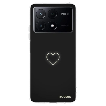 Picasee Xiaomi Poco X6 Pro Hülle - Transparentes Silikon - Heart
